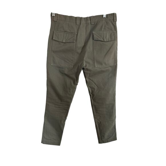 Brunello Cucinelli Men’s Cotton Cargo Pants Size 48 (32x30) Olive Green - Picture 3 of 12